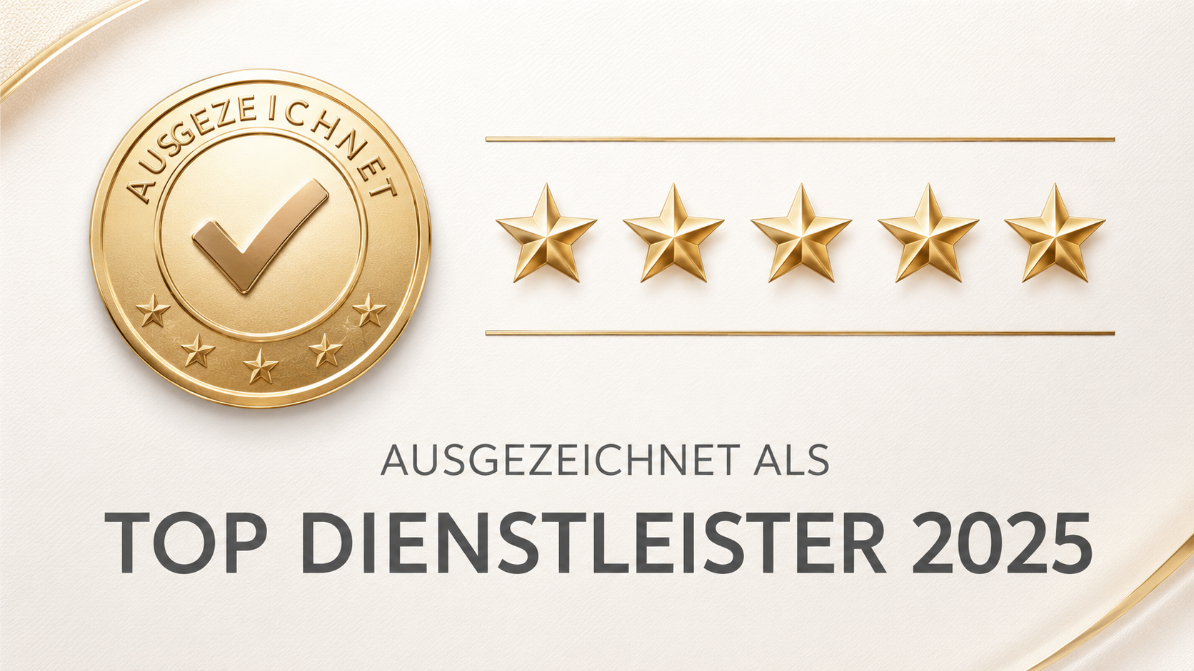 Ausgezeichnet als Top Dienstleister 2025
